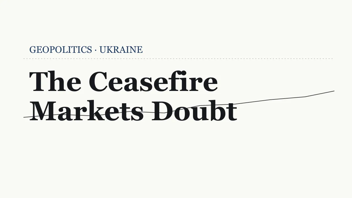 Editorial line chart with dashed reference indicating diverging signals